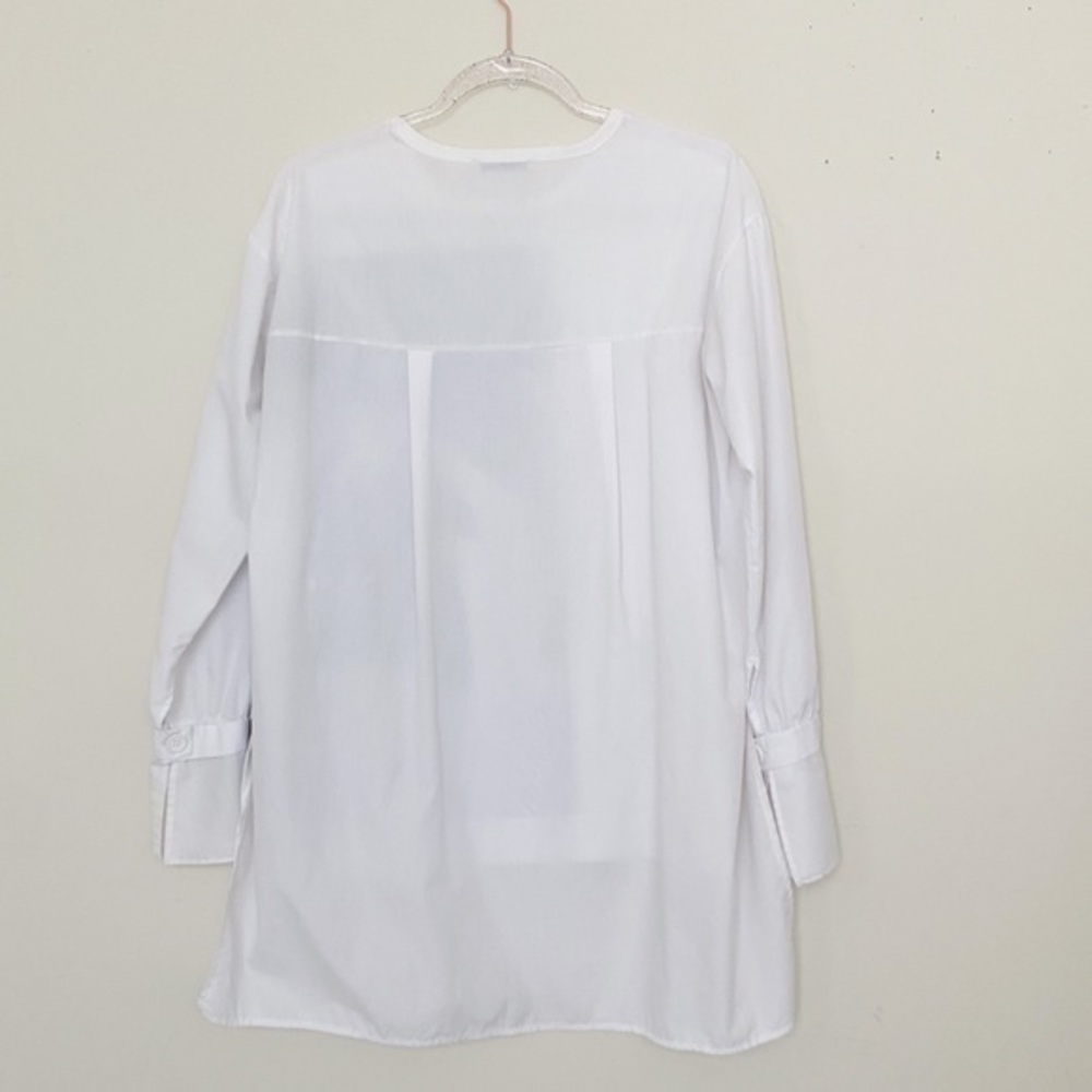 Zara white long sleeves graphic t-shirt - Picture 2 of 8